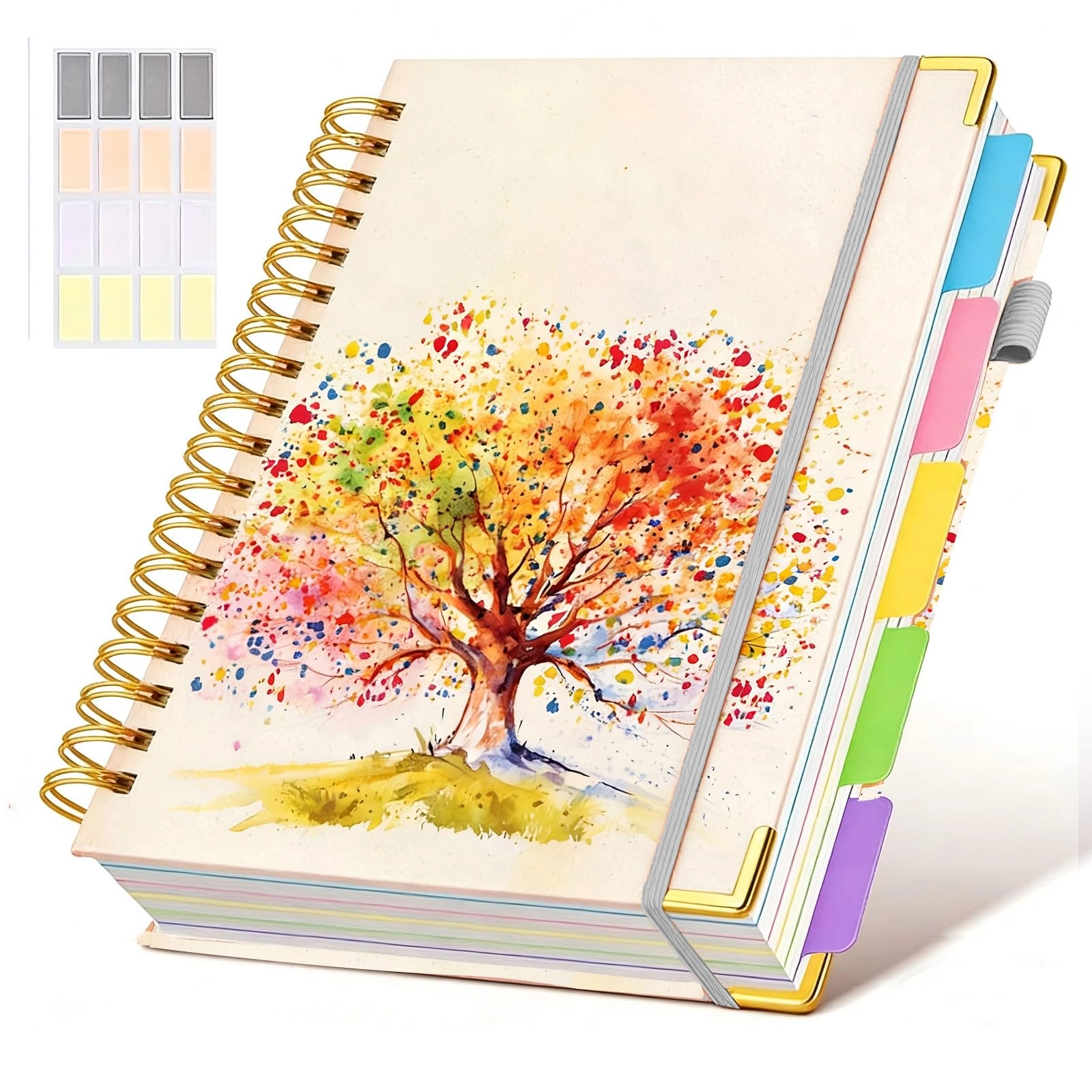Spiral Notebook Large Hardcover - Lined 150 Sheets