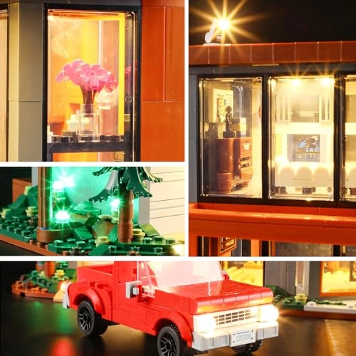 LED Light Kit - Compatible with Lego 21354 Lights Only