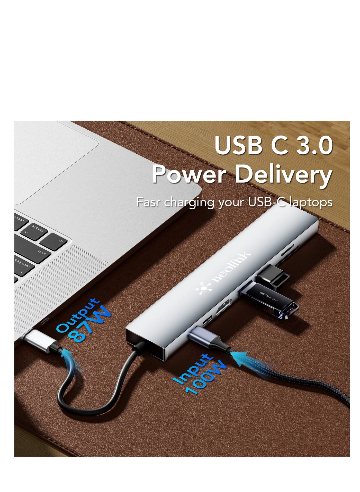 USB C Hub - MacBook Pro/Air and Type C Windows Laptop