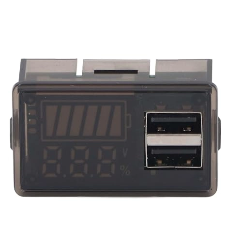 Battery Meter - 8-30V USB Type C Blue Backlight