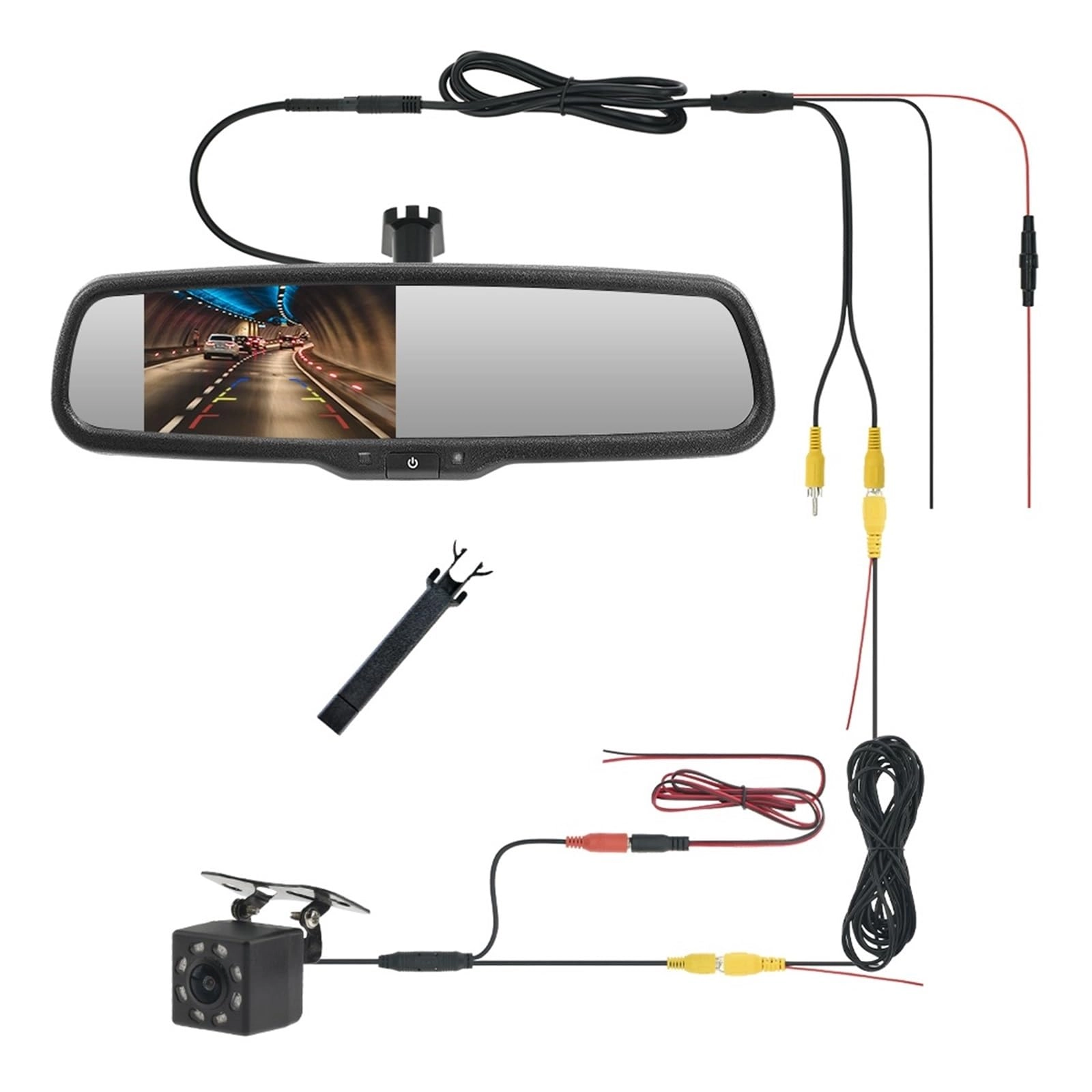WESLNN Rear View Camera - 4.3 Inch LCD Mirror Monitor