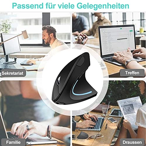 Ergonomic Vertical Mouse - Wireless