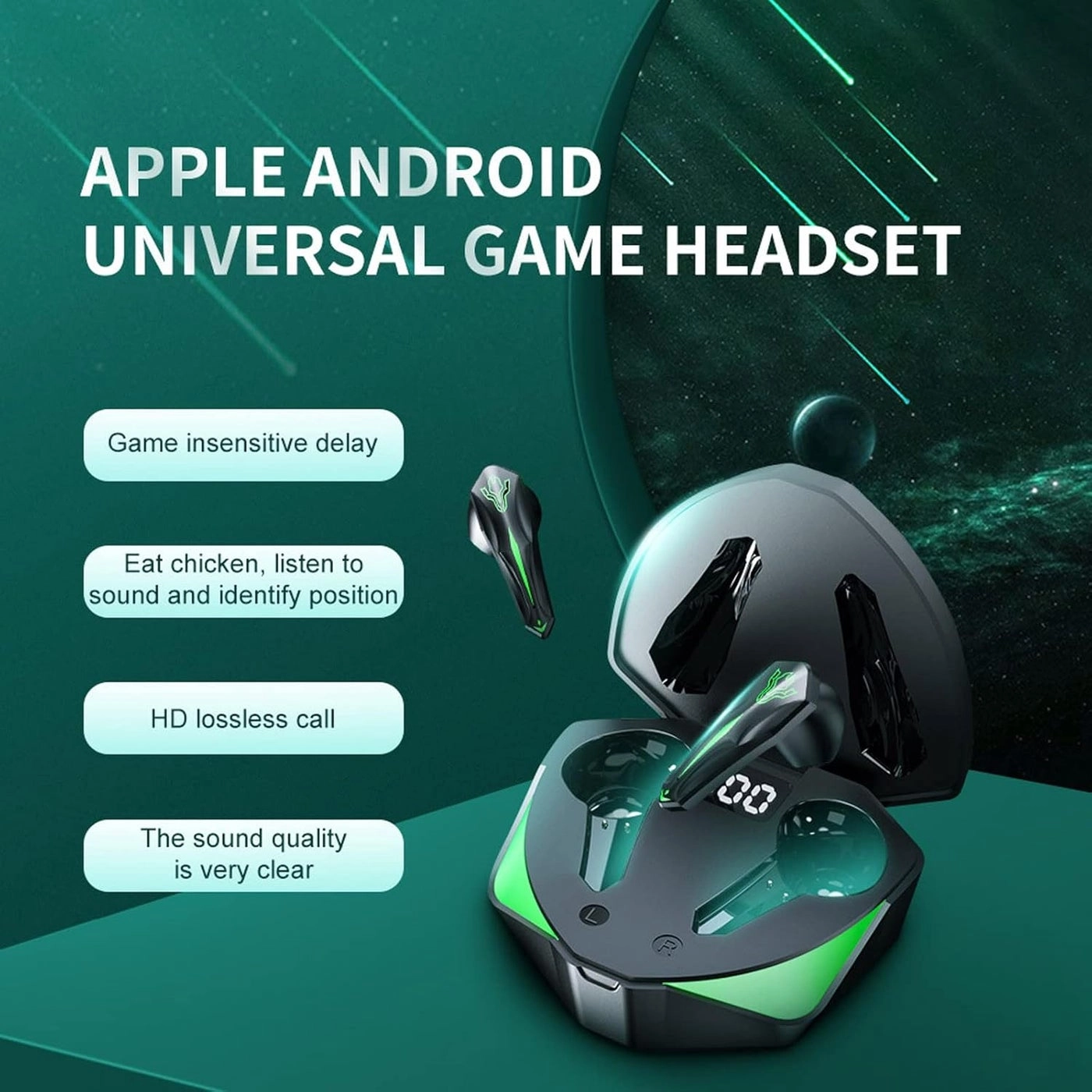 Bluetooth Gaming Headset Wireless Headset Bundle