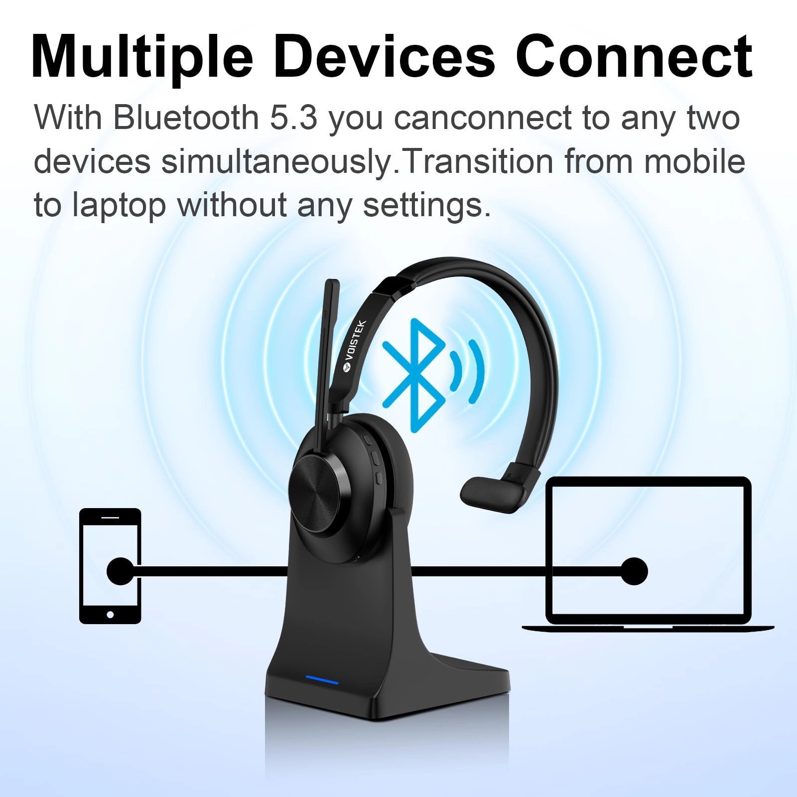 VS887BT Wireless Headset