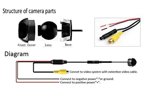 Rear View Reverse Backup Tracks Camera - 728 x 512
