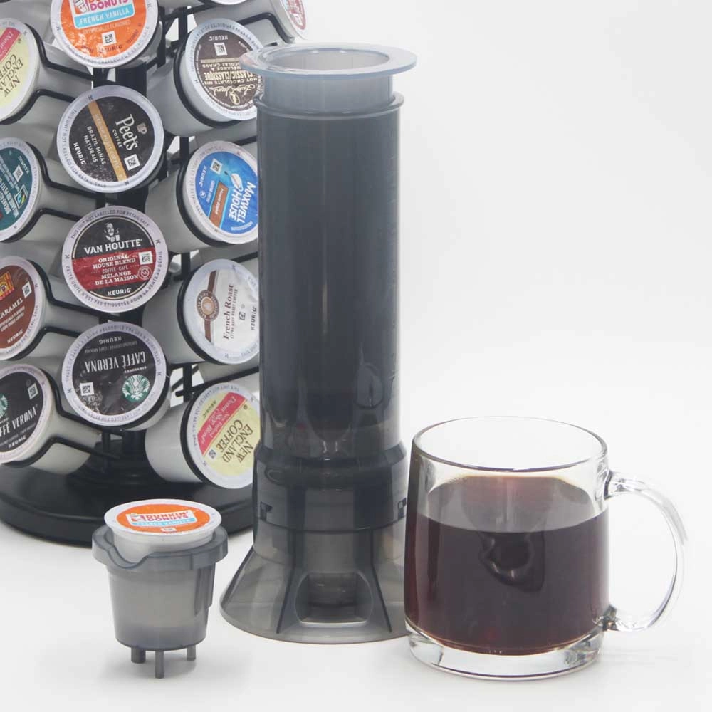 BLACKSMITH FAMILY Portable Travel Coffee Maker - 412 OZ K Cup