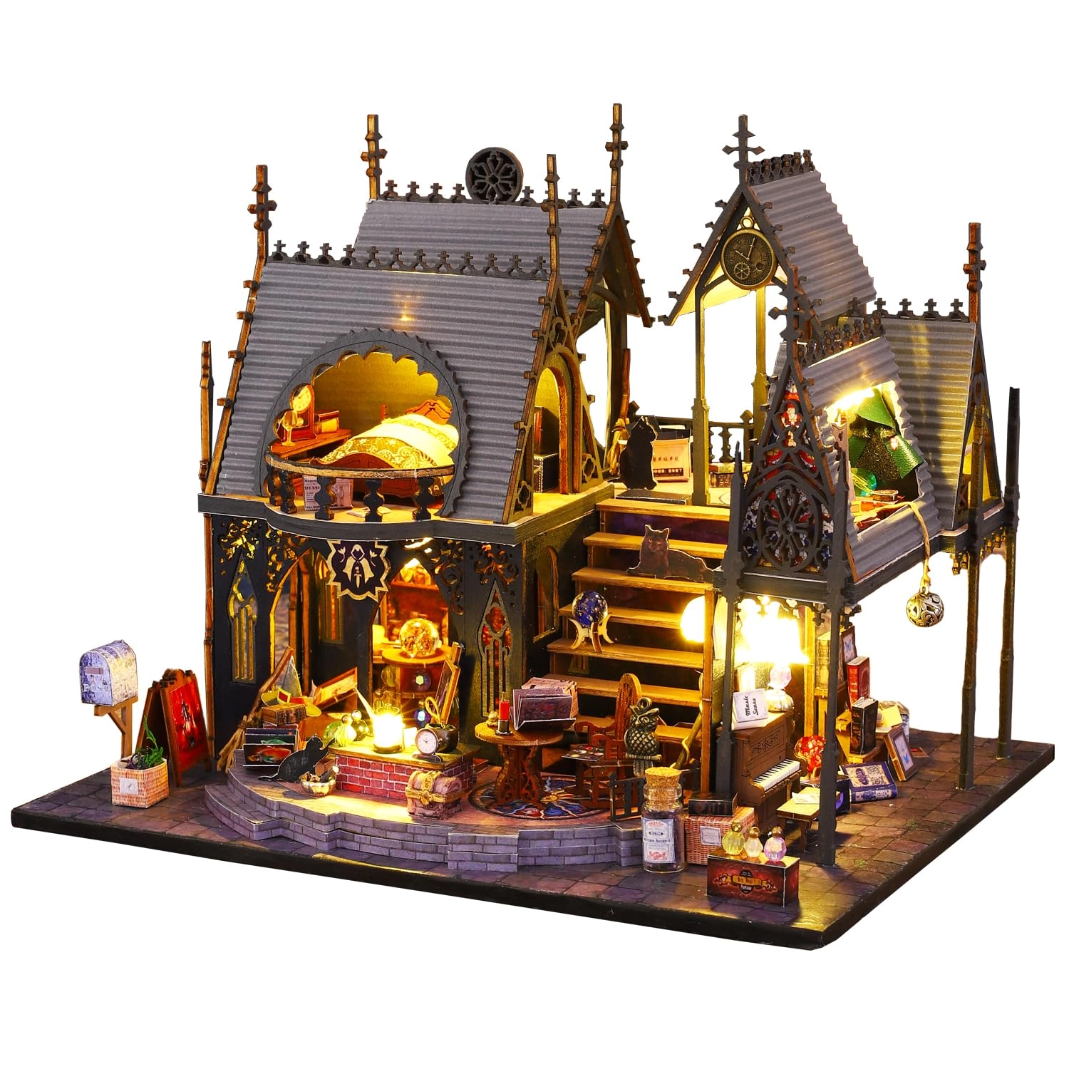 Roroom ES011 - DIY Miniature Dollhouse Kit 24 x 19 x 21 cm