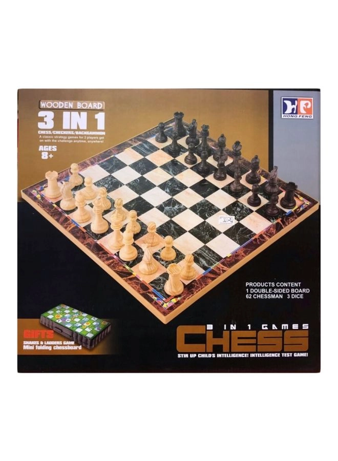 NIBEMINENT 3-In-1 Chess