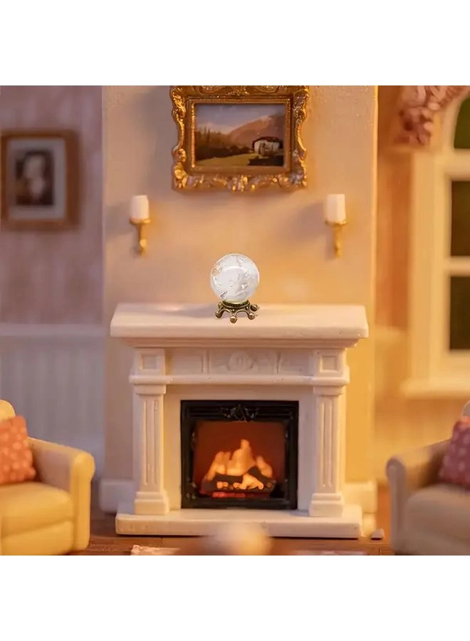Generic Crystal Ball Fireplace Dollhouse Accessory
