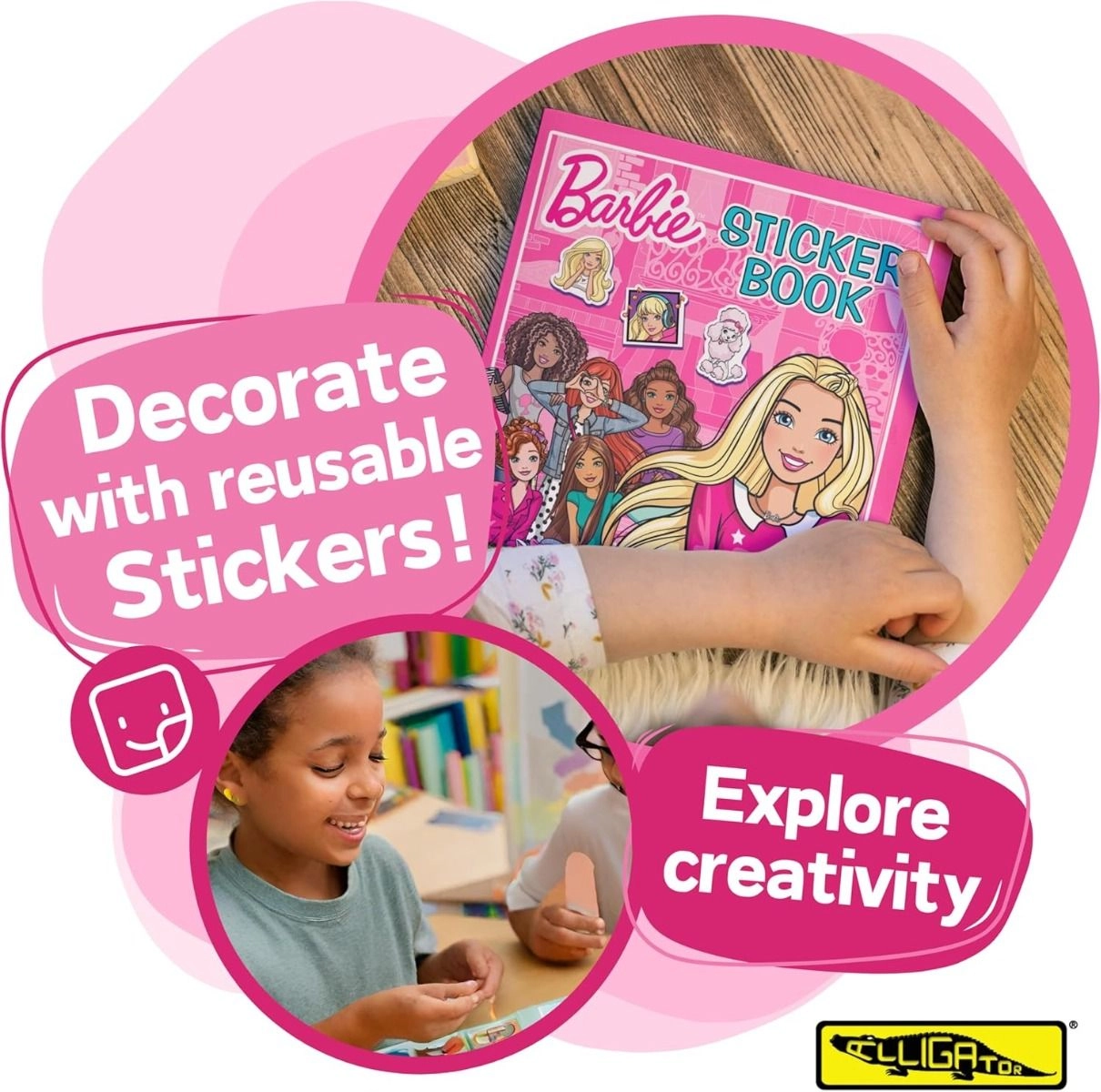 Barbie Sticker Book Reusable