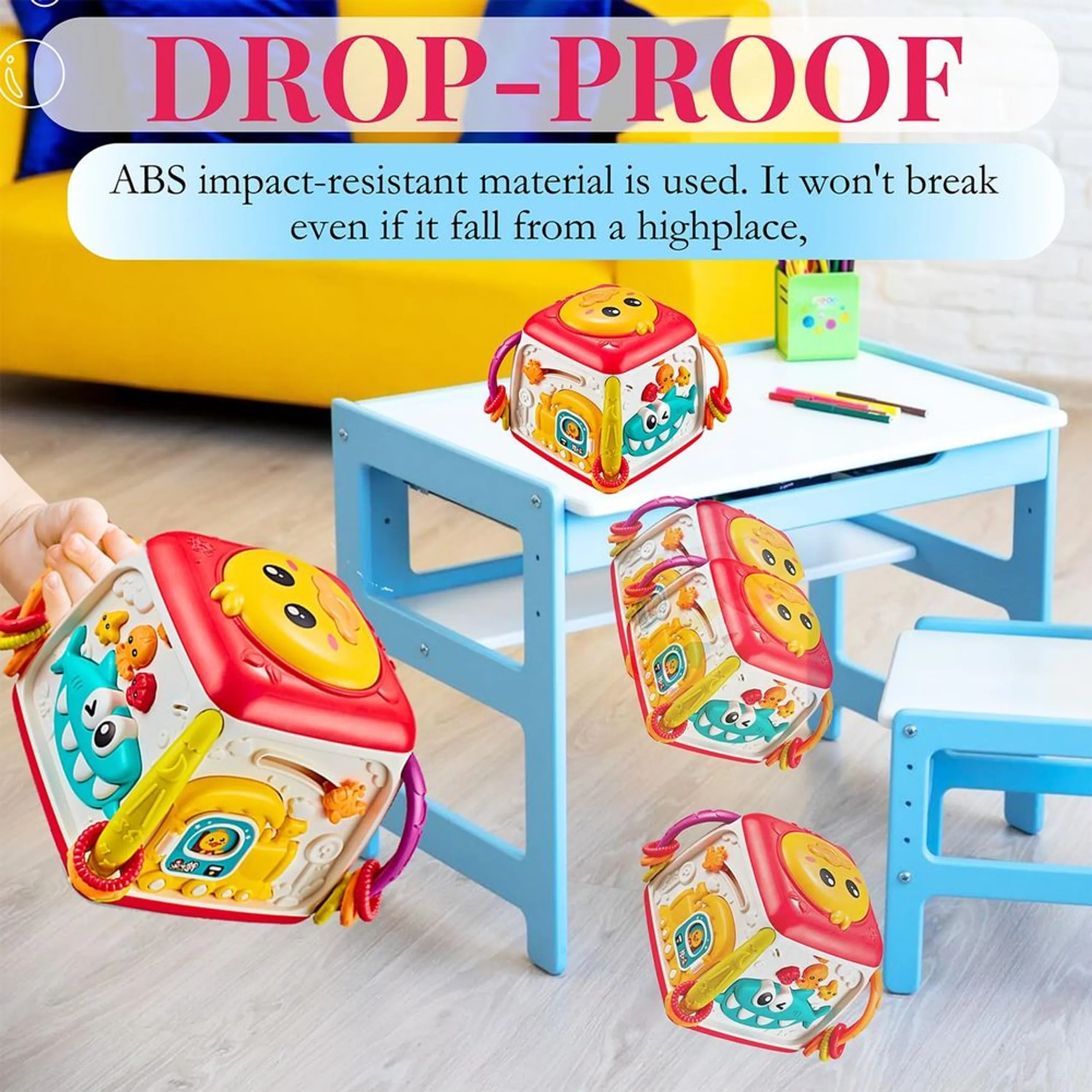 5-In-1 Musical Activity Cube - Suitable for 12 months and above