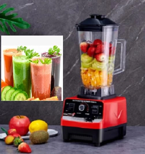 Heavy Duty Commercial Blender - 2-in-1 multifunction Stainless steel blades