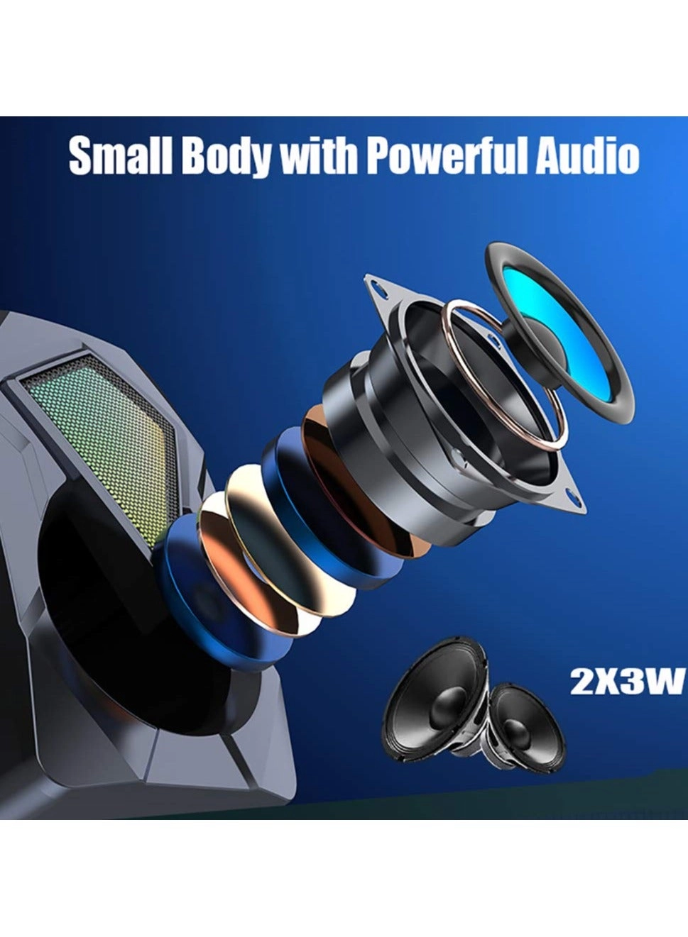 Computer Speakers - 2.0 6W