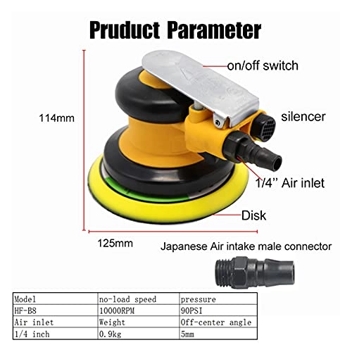 Electric Car Polisher - 5 inch