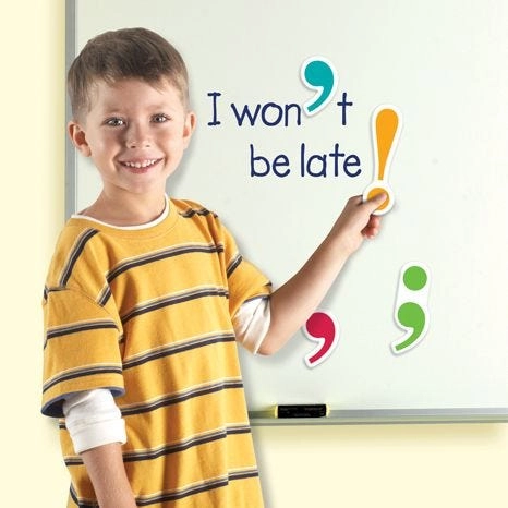 Magnetic Punctuation Demonstration Set - Suitable for 5 years and above 40 pieces