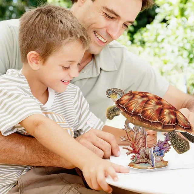 Sea Turtle 3D Puzzle (ALGT-DS1080H) - 31 pcs