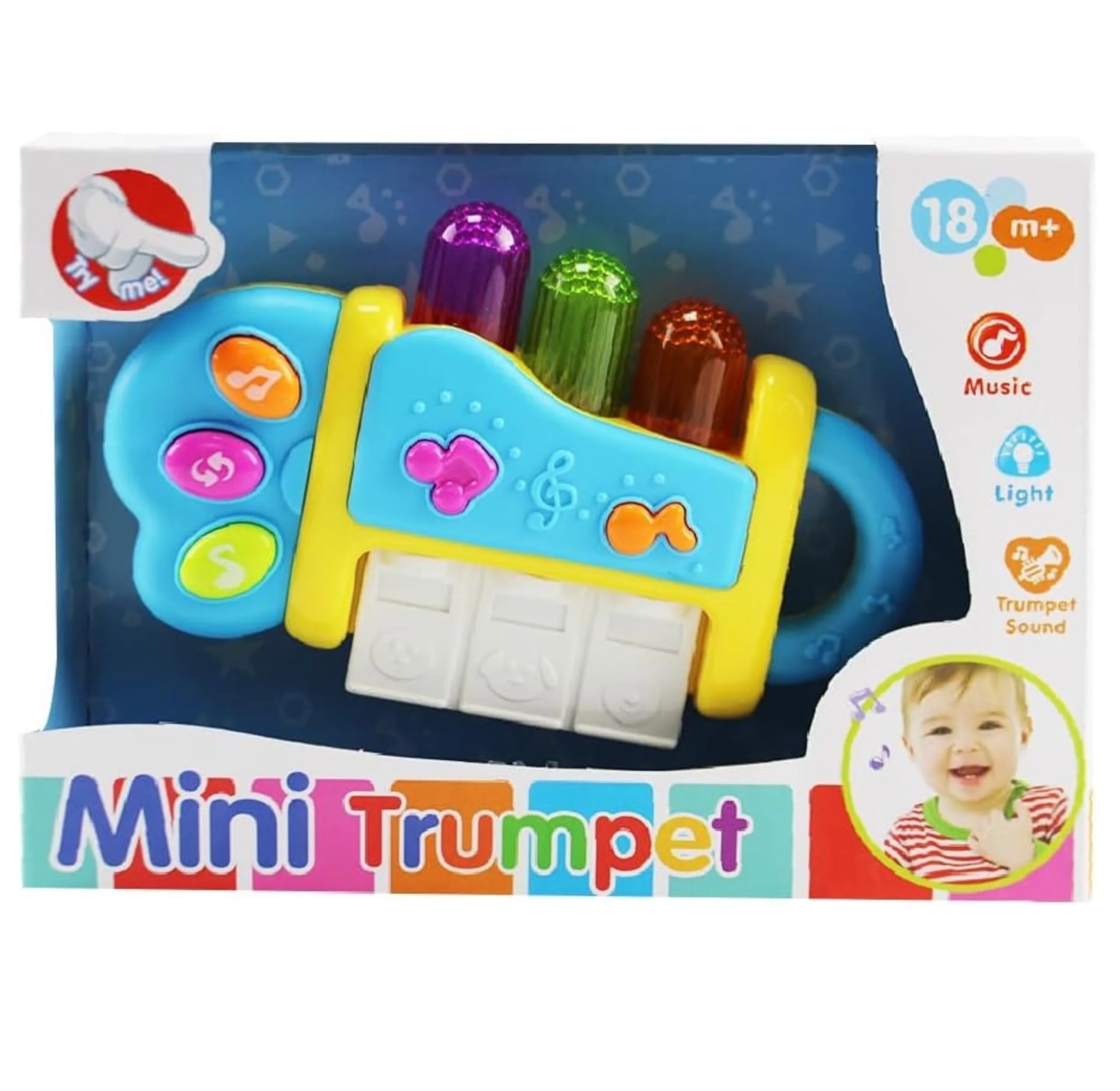 Mini Trumpet - more than 10 songs Suitable for 18 months & above