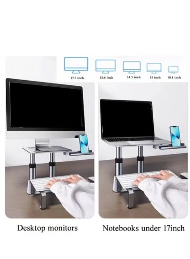 Laptop and Monitor Stand - up to 17 Inches up to 27 Inches