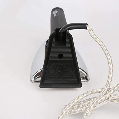 Old-Fashioned Electric Iron - Dry iron No steam Aluminum Teflon soleplate 220V