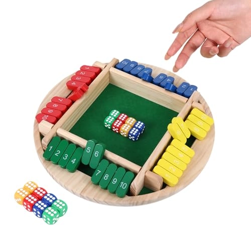 Shut The Box - Wooden Dice Game