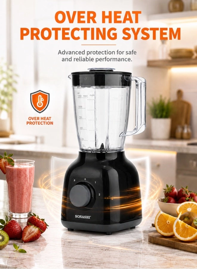 SB-144NB - 2-in-1 2-speed with pulse Stainless steel blades