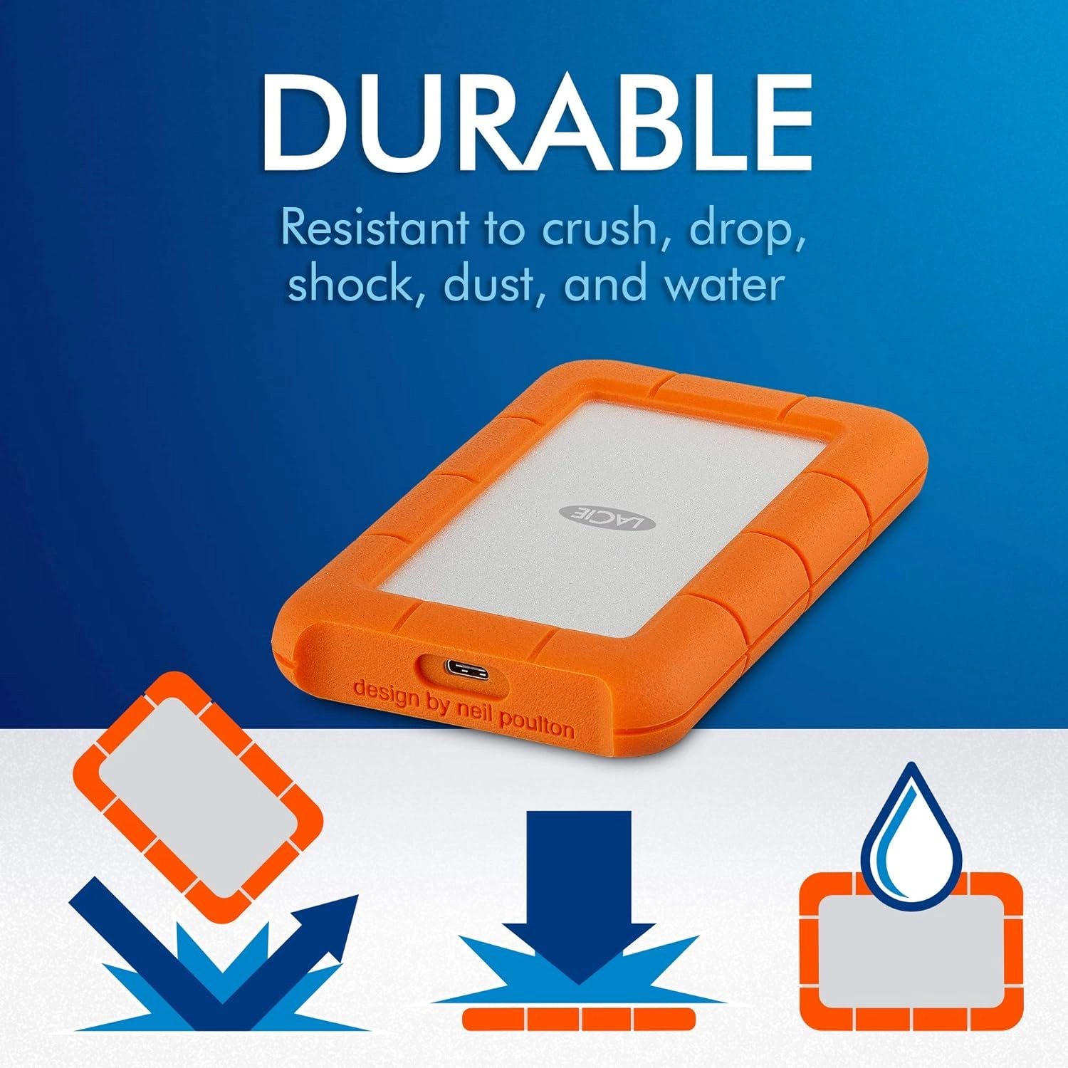 Rugged 4TB HDD