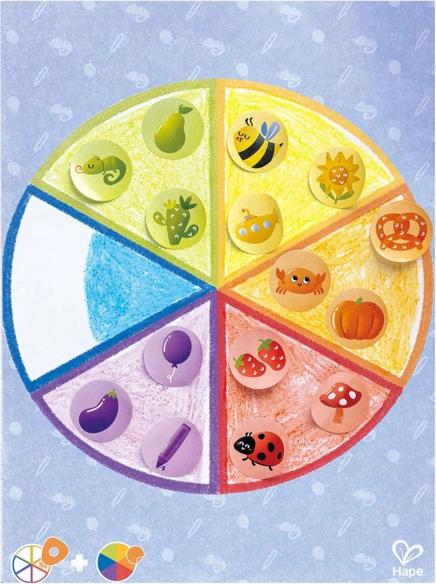 Crayon Colouring And Stickers Art Set - 6 ring-style chunky crayons