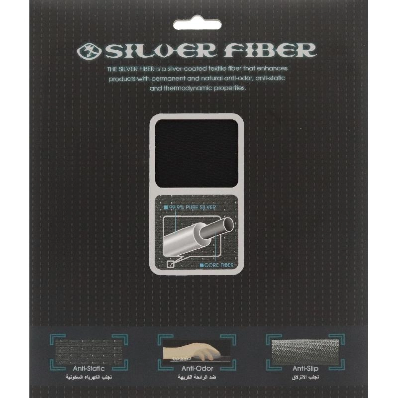 E-Century Silver Fiber Cloth + NR Mouse Pad - 22x20 cm