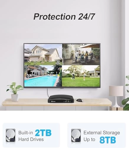 Mega HD Bullet Camera - 12MP + Pro Enforcer NVR - 8 channels