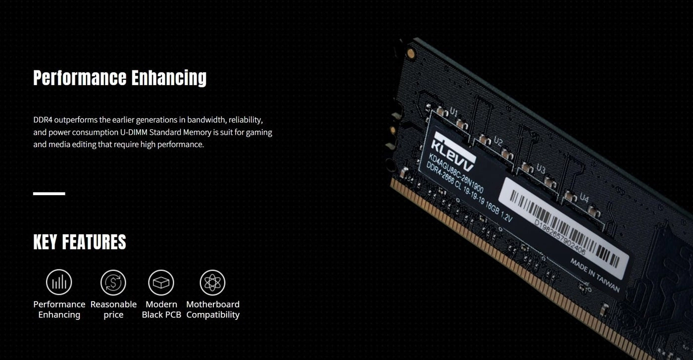 DDR4 UDIMM - 16GB 3200MHz