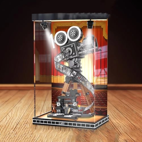 Display Case for Lego 43230 Camera - 30x20x40cm Black