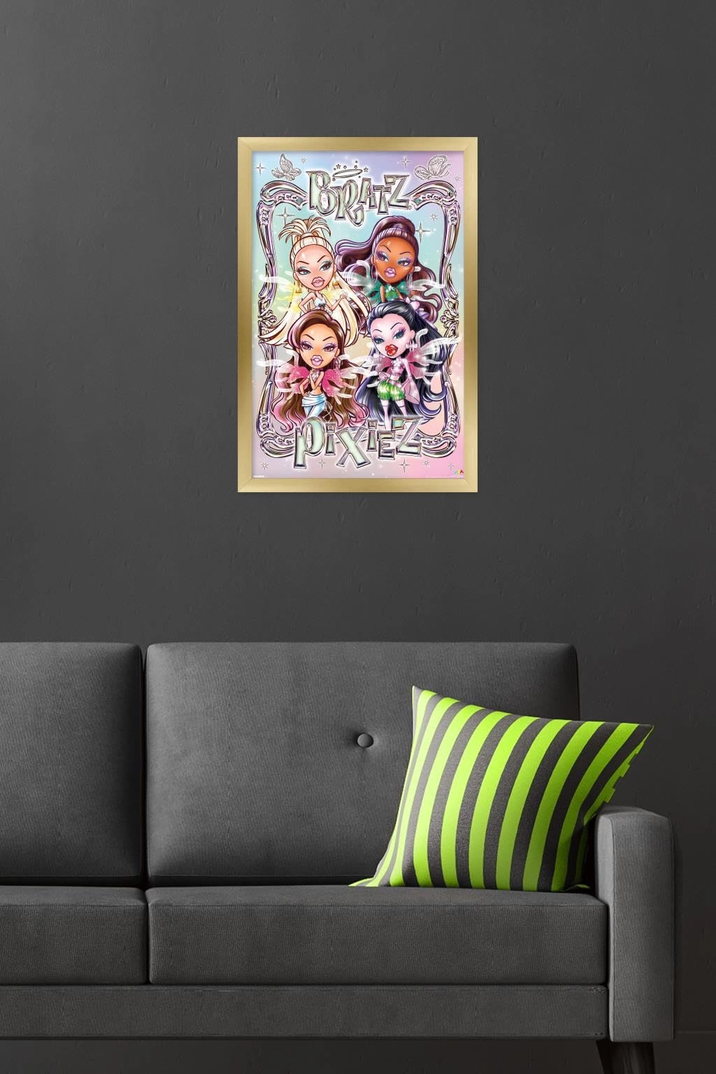 Pixiez Wall Poster - Paper 22.4"L x 14.7"W