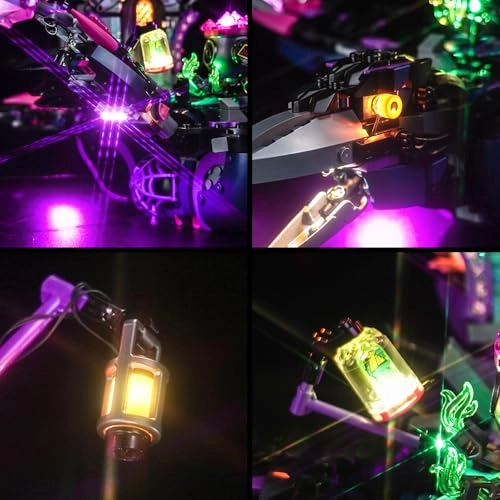 LED Light Set - Compatible with 71478 The Never Witch's Midnight Raven USB & Battery