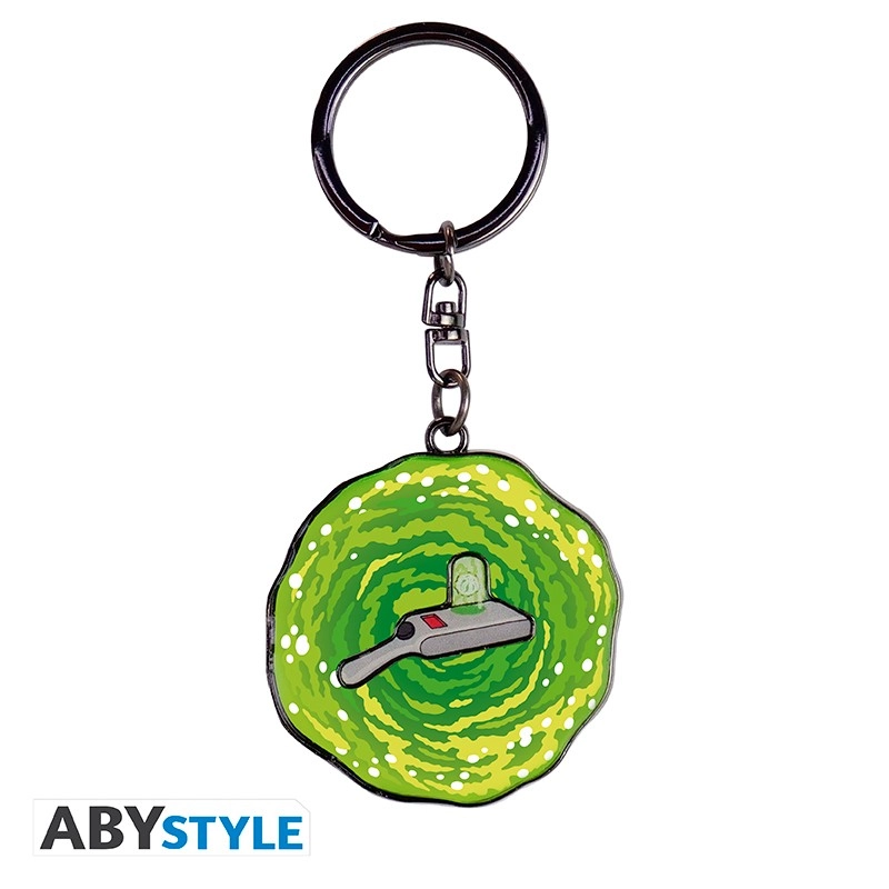 ABYstyle Rick And Morty - Moving Keychain Portal Gun