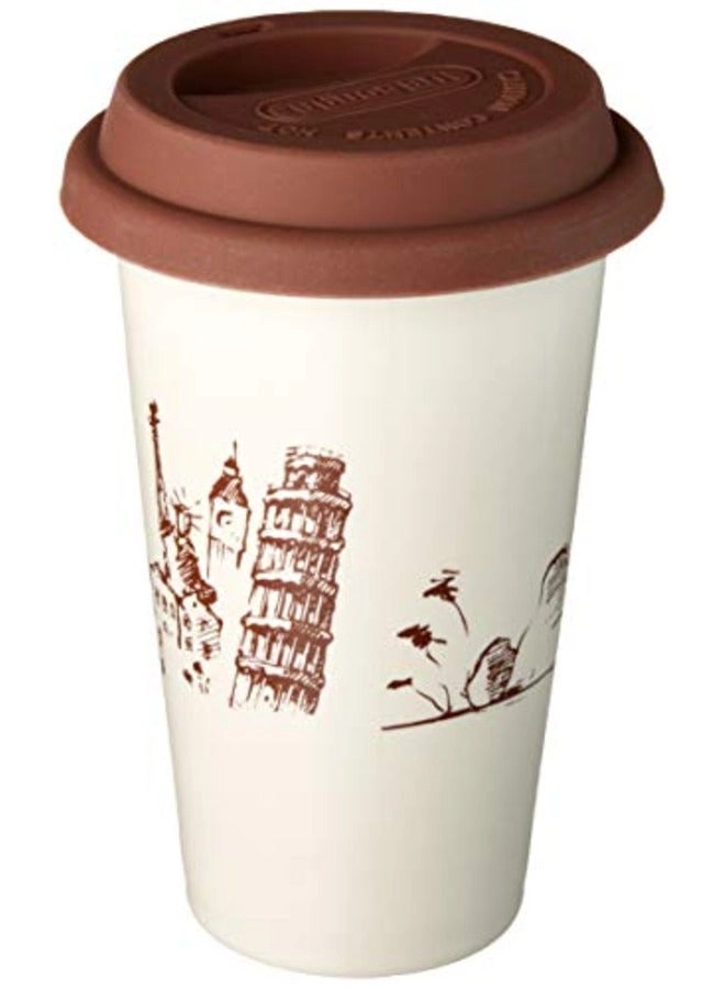 Ceramic THE GLOBETROTTE Thermal Mug - 295ml