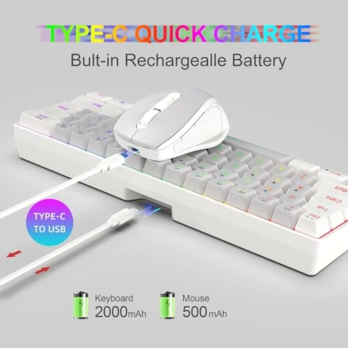 2.4G Wireless Gaming Keyboard and Mouse Combo - Wired