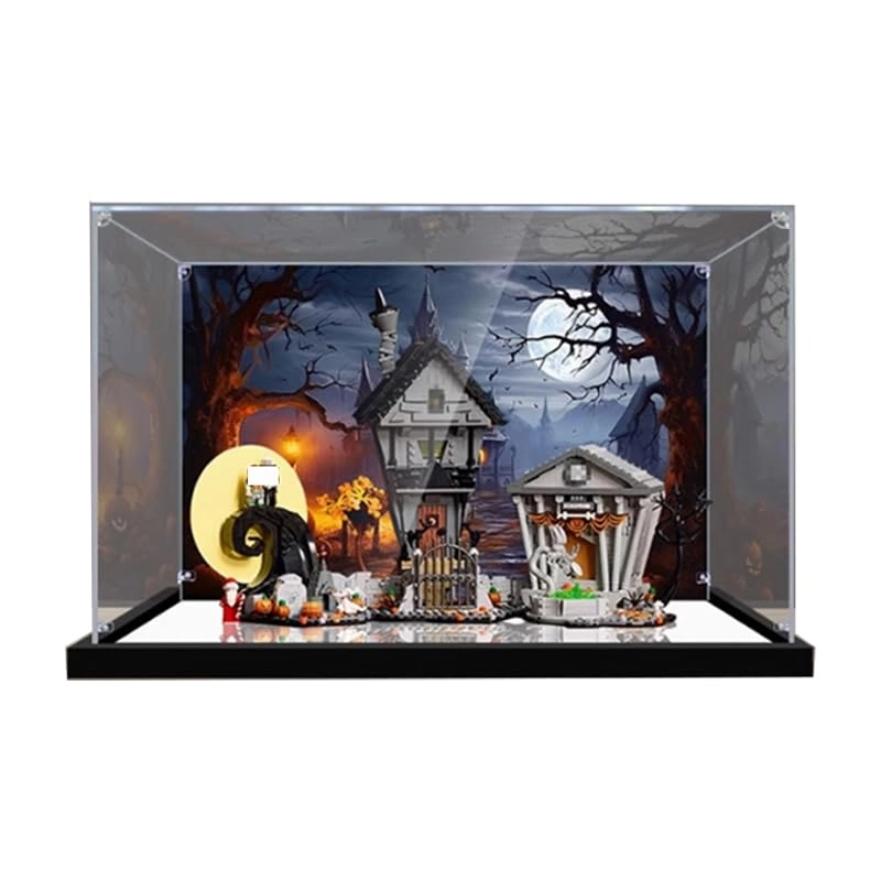 HCAEIOFJ Display Case for Lego 21351 - Tim Burton’s The Nightmare