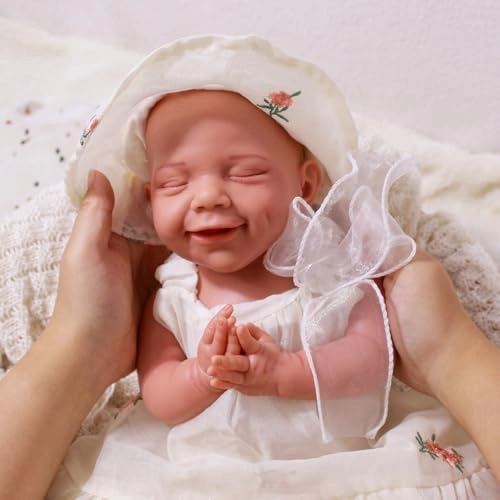 Reborn Baby Doll - 43cm Silicone Sleeping
