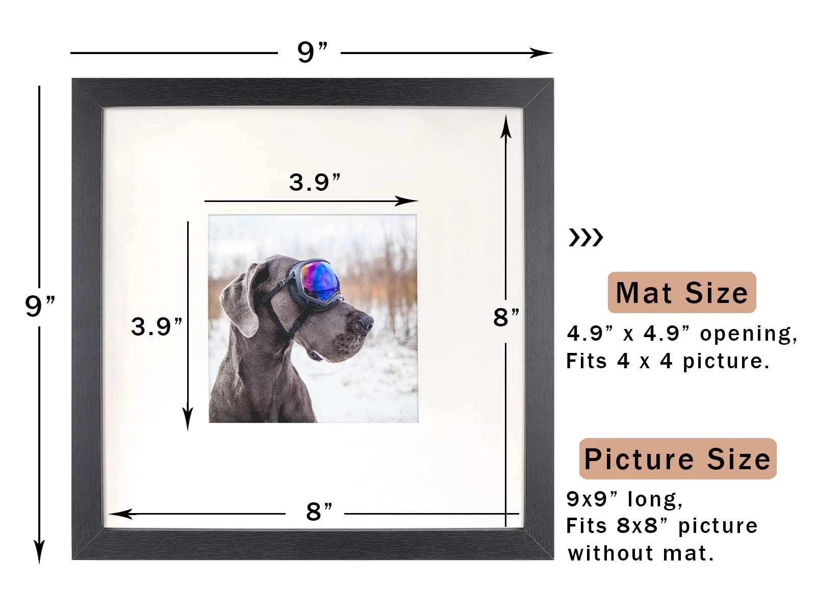 Picture Frame - 8x8 1.0 Count