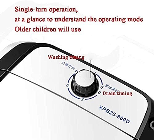 Portable Washing Machine - Mini Single Tub Timing Function