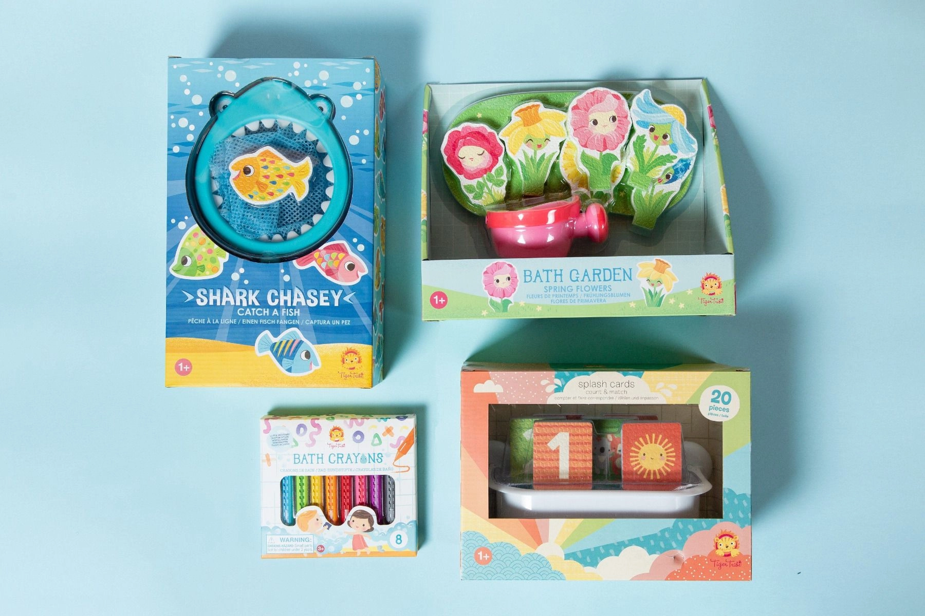 Shark Chasey - Suitable for 3 years and above 7 mix and match fish