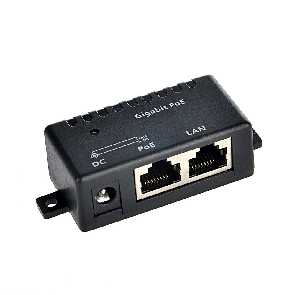 PoE Texas PoE Injector - Single Port 10/100/1000 Gigabit 12v to 56v DC
