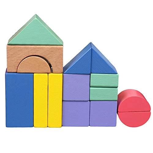 Rainbow building blocks - 3 years old and above 15pcs