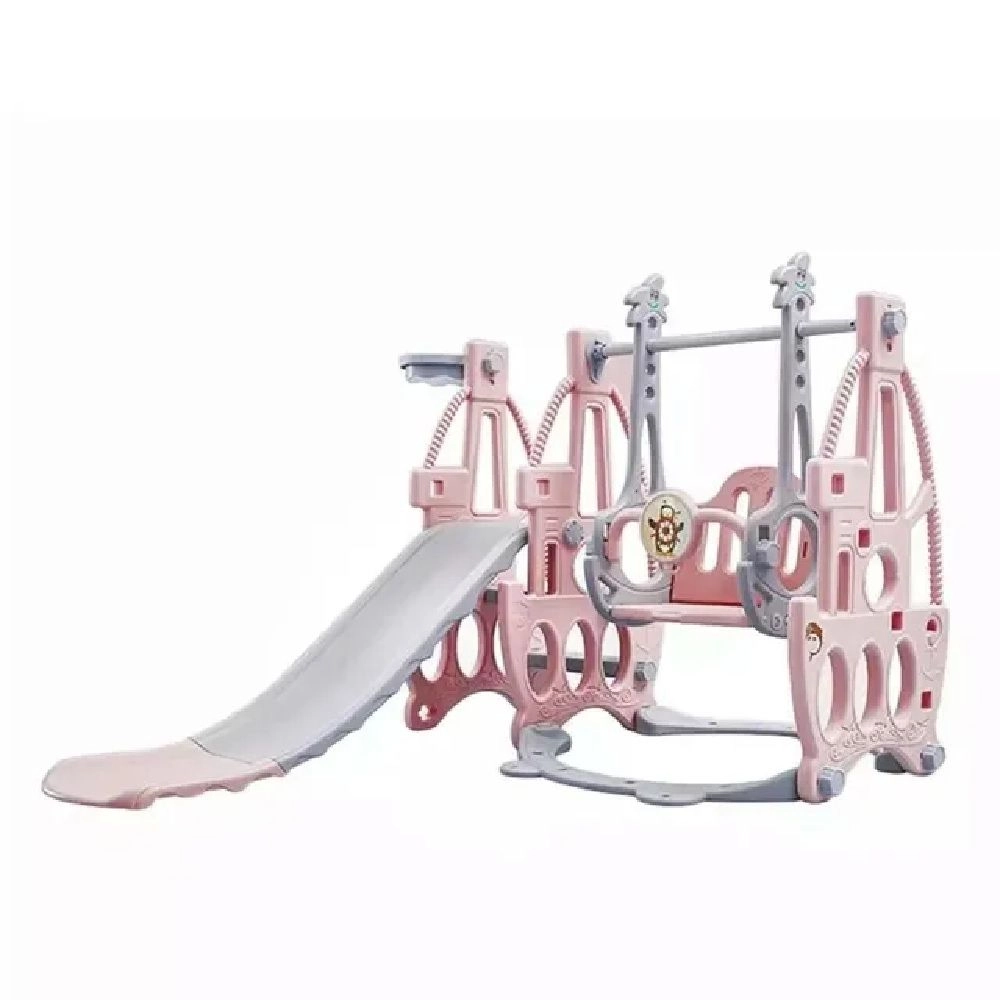 Little Story 3 In 1 Swing With Slide - Pink 1-6 years