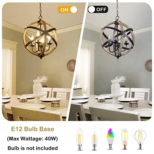 Farmhouse Chandelier - 76.8"