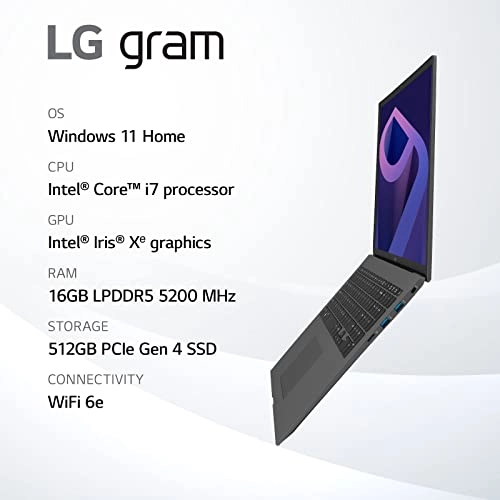 Gram 15Z90Q - 15.6'' Core i7-1260P 16GB DDR5 512GB SSD