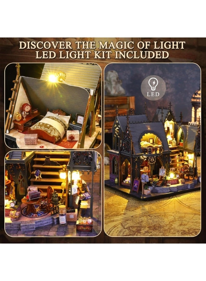 Luna's Magic House - DIY Miniature House Kit LED