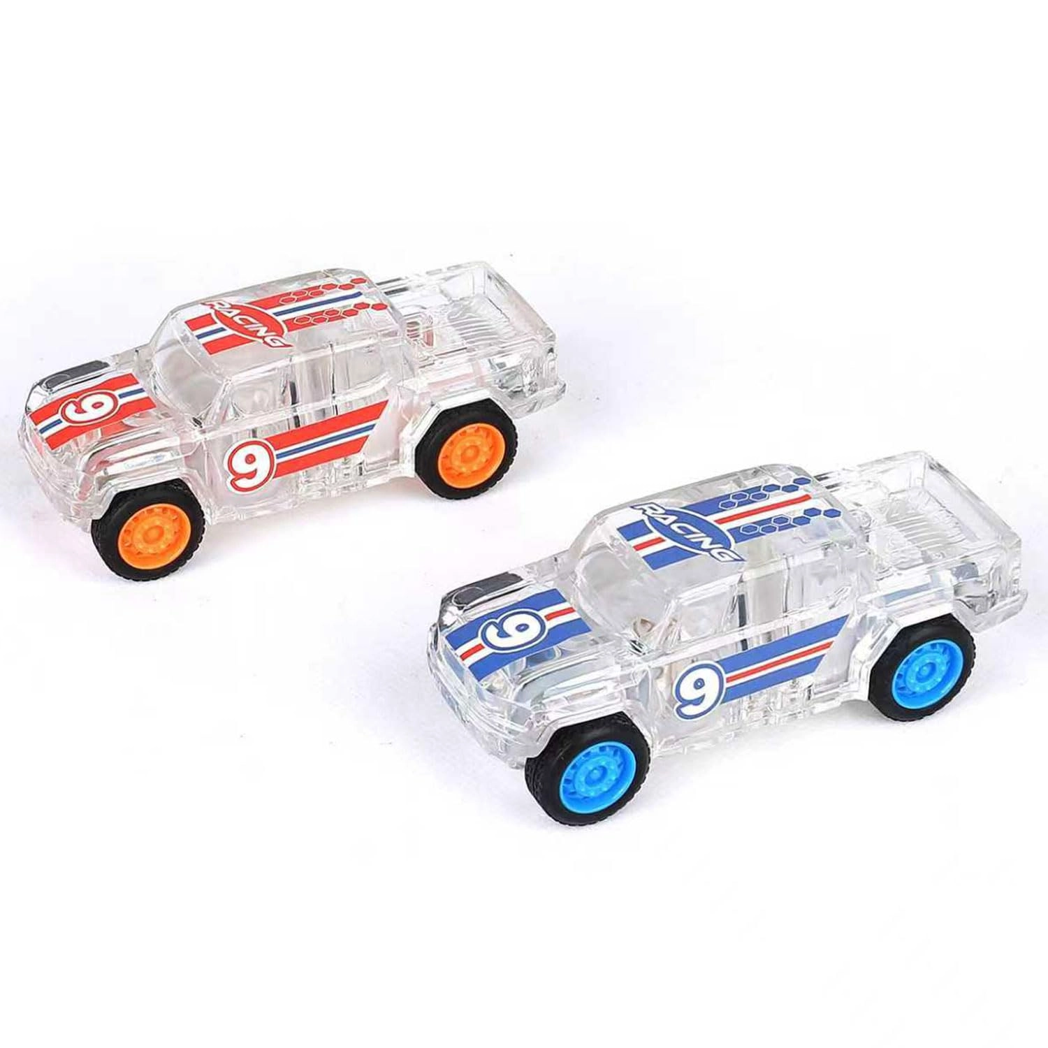 LED Light Up Pull Back Car - 2 pcs