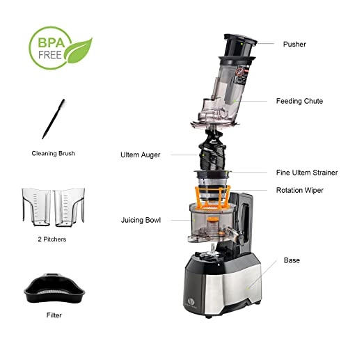 Masticating Juicer - 240W 0.6L