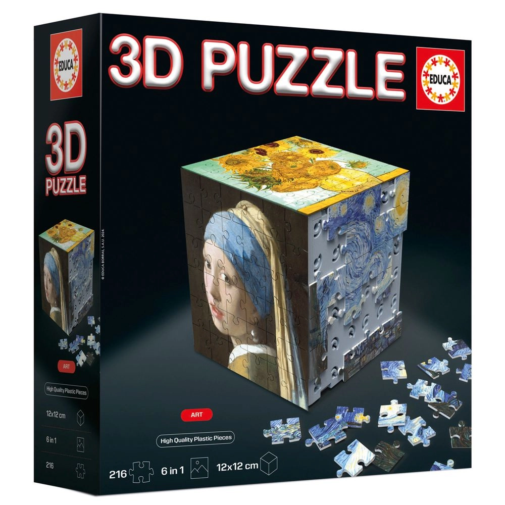 Art 6-In-1 3D Puzzle (5413458-20123) - 216 pcs